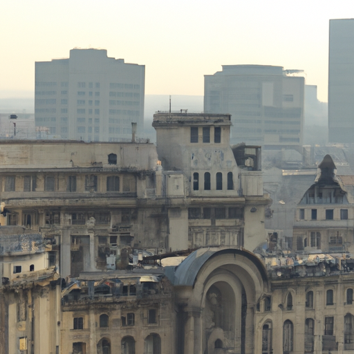 תמונה של העיר בוקרשט, בירת רומניה
